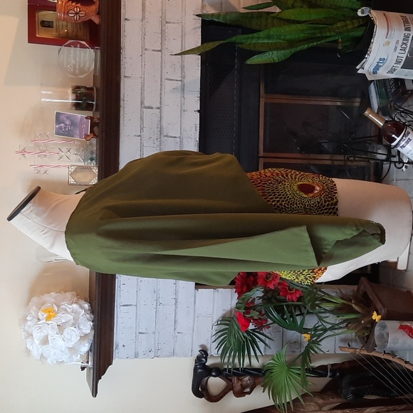 Handmade African print Blouse S/M - Picture 4 of 5